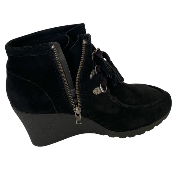 MIA | Black Brisk Wedge Boots - Picture 10 of 11